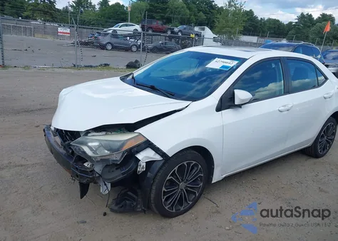 2016 Toyota Corolla S Plus from USA, damaged, VIN 2T1BURHE7GC487618